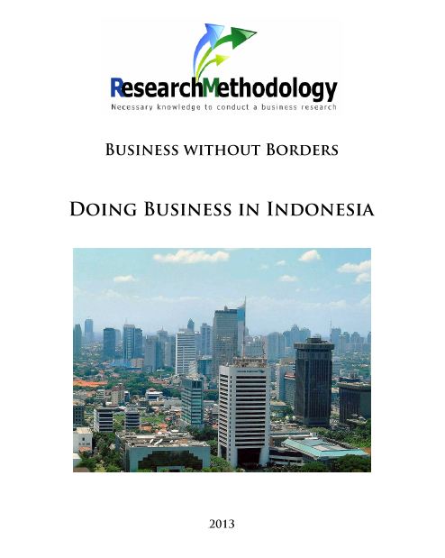 Doing Business in Indonesia - Research-Methodology